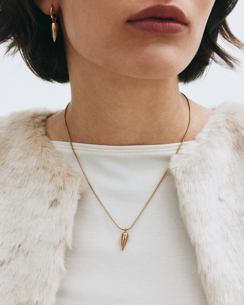 Peak Spike Necklace Gold necklaces Gold