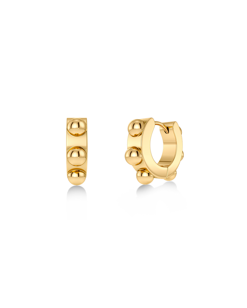 Stud Hoops Hoops Guld