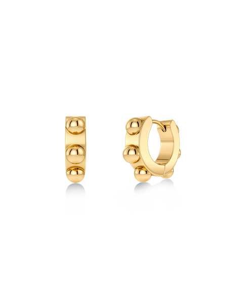 Stud Hoops Gold earrings Kulta