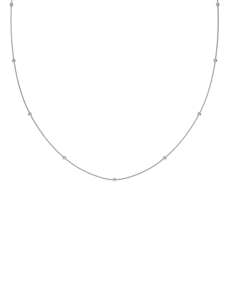 Stud Necklace Halskæder i sølv Sølv