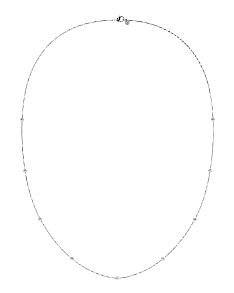 Stud Necklace Halskæder i sølv Sølv