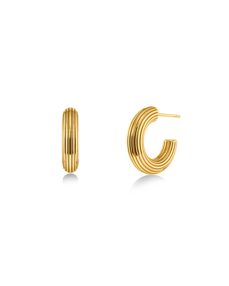 Wildern Hoops Creolen Gold
