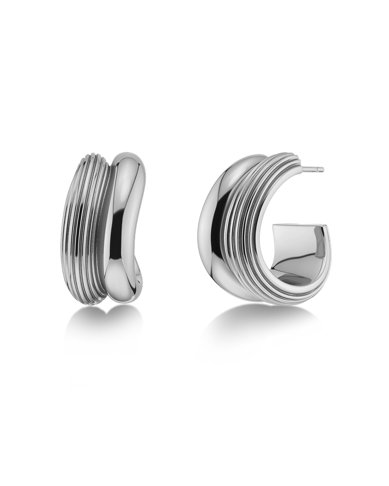 Wildern Hoops L Hoops Silver