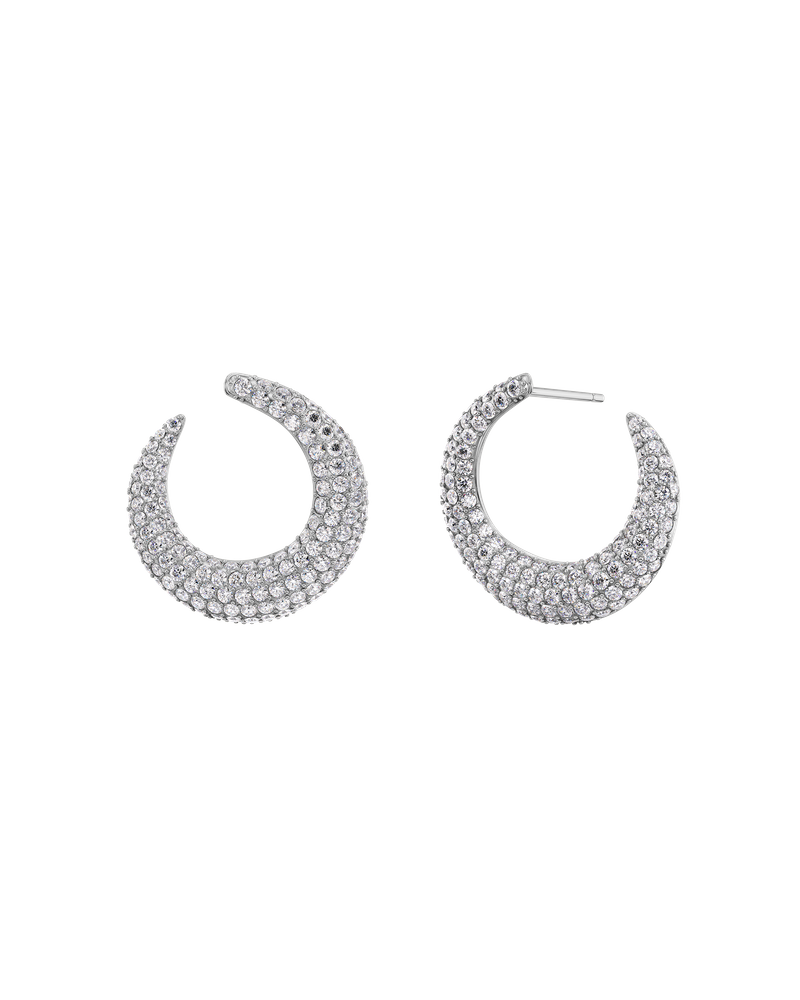Wishbone Studs Sparkle L Nappikorvakorut Hopea