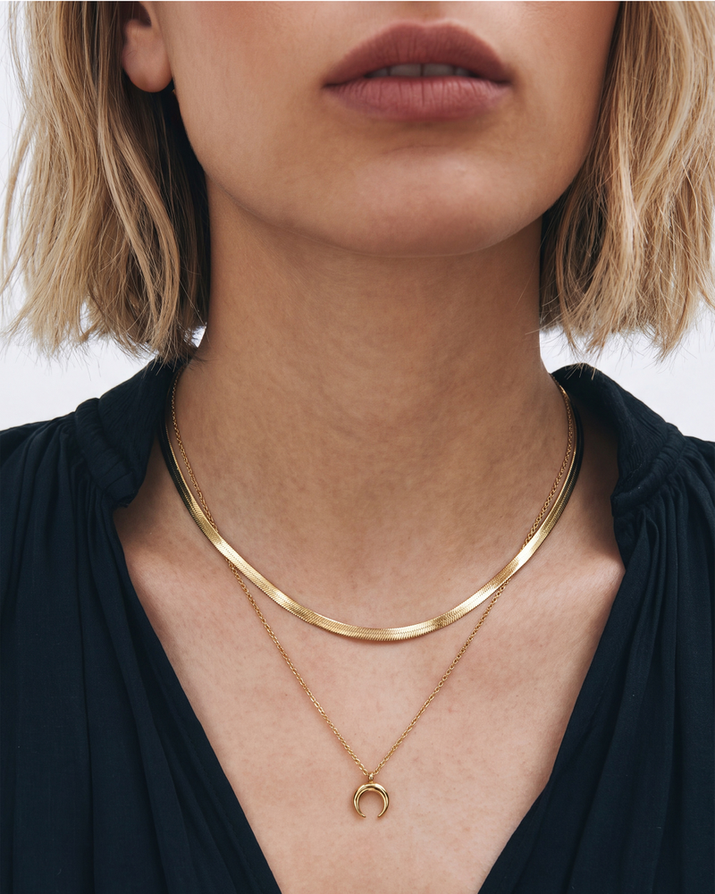 Wishbone Necklace S Kultakaulakorut Kulta