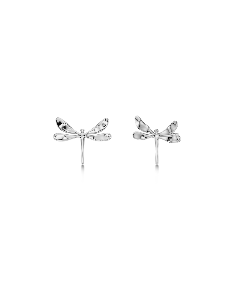 Dragonfly Studs Nappikorvakorut Hopea