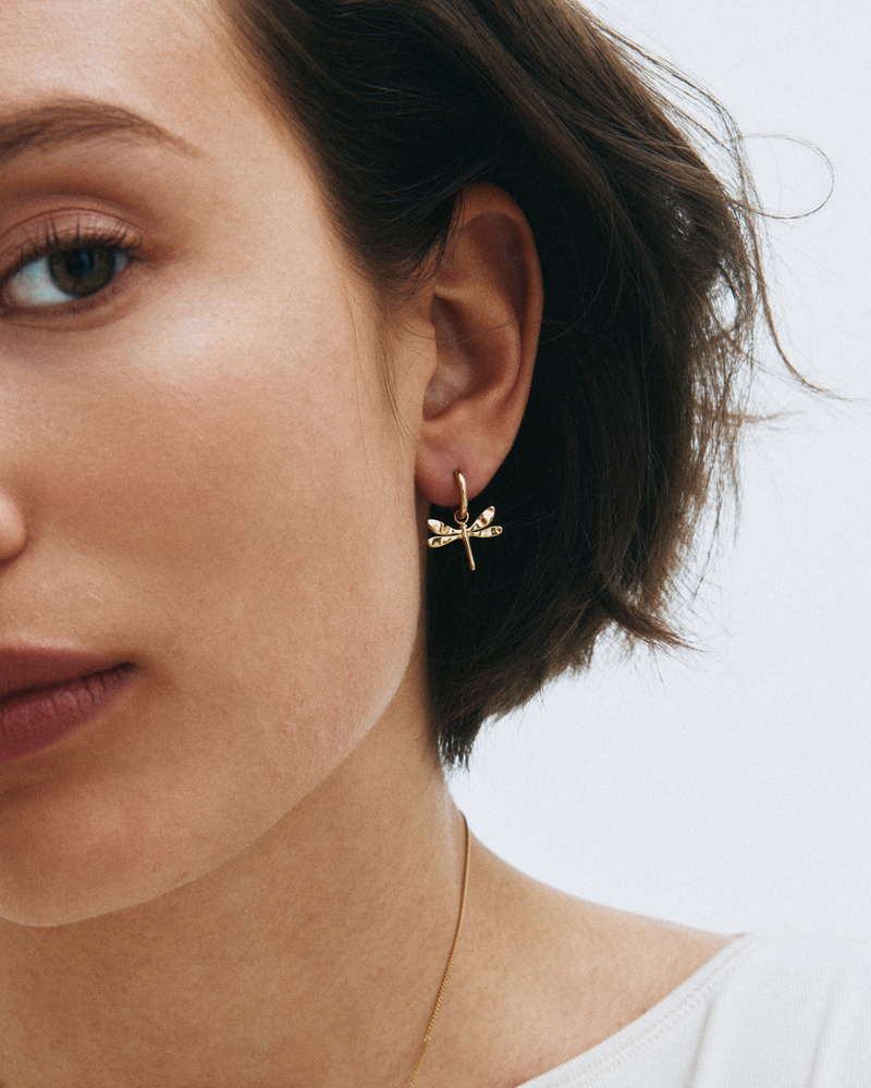 Dragonfly Hoops Hoops Guld