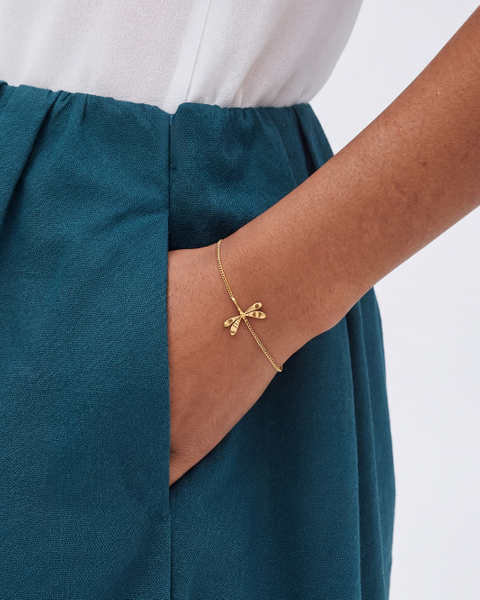 Dragonfly Bracelet For teenage girls Guld