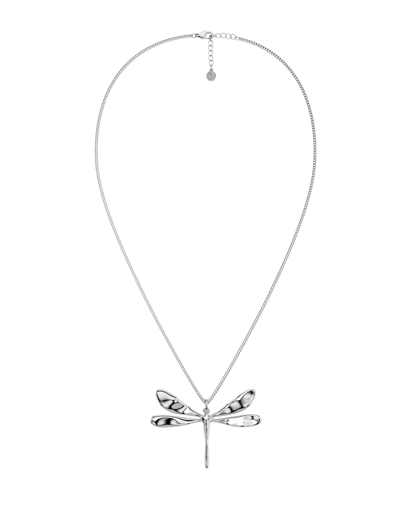 Dragonfly Necklace L Silberhalsketten Silber