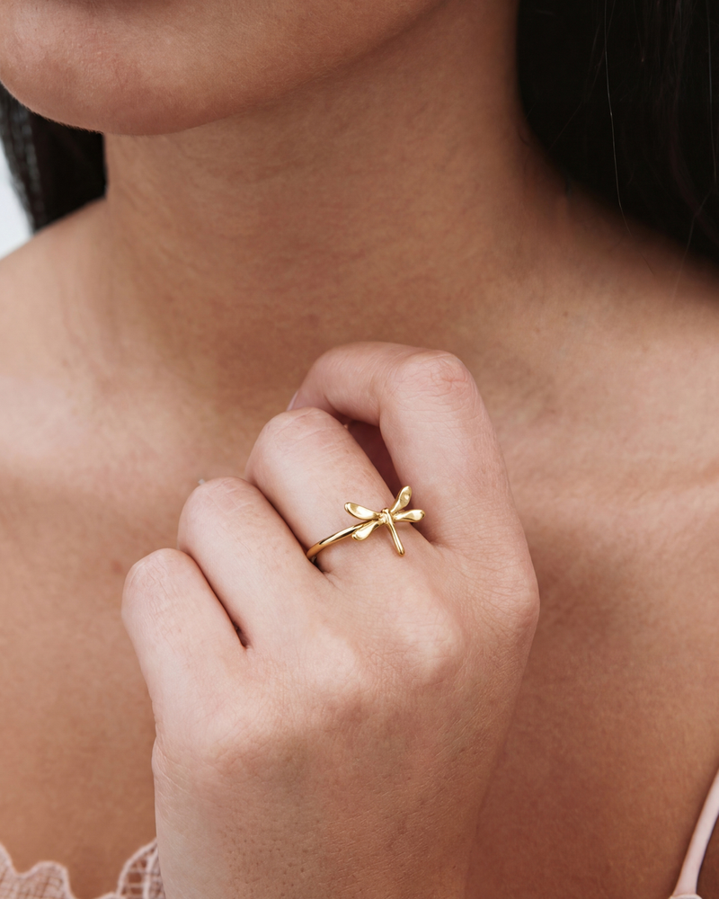 Dragonfly Ring Guldringe Guld