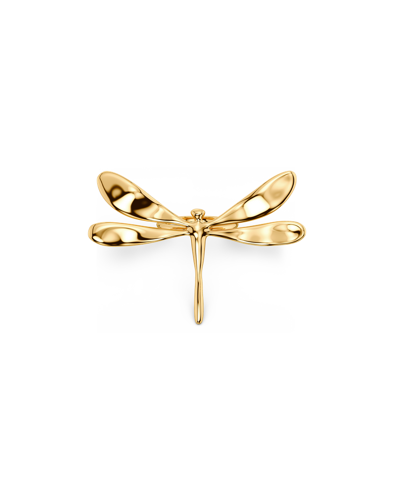 Dragonfly Ring L Kultasormukset Kulta