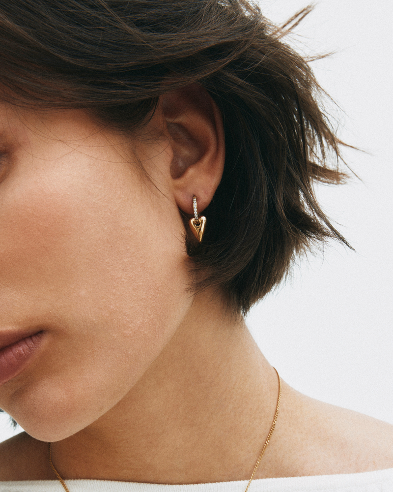 Amore Sparkle Hoops S Hoops Gull