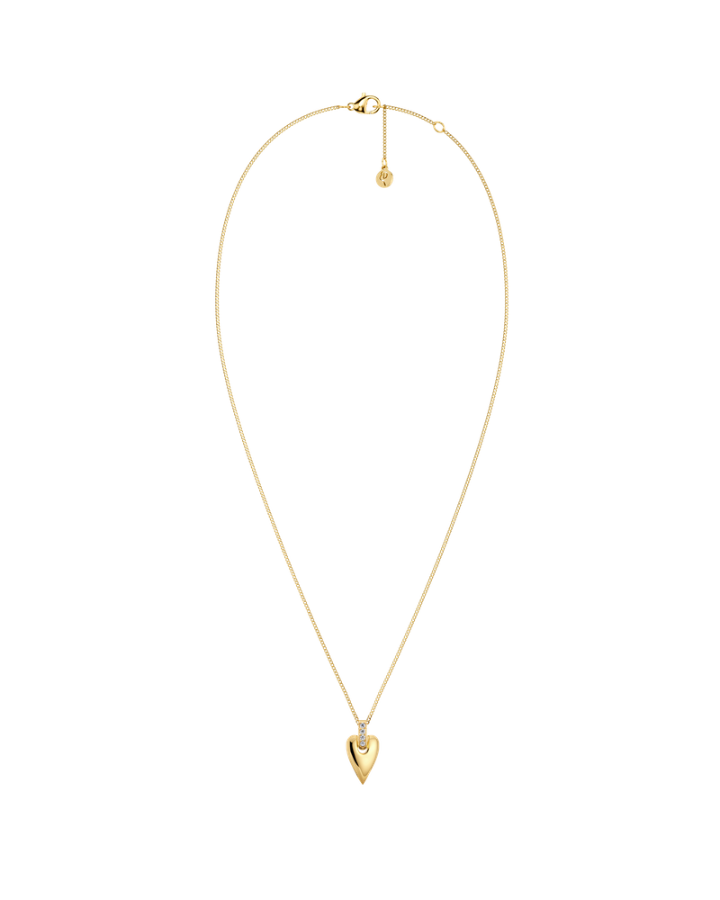 Amore Sparkle Necklace S Guldhalskæder Guld