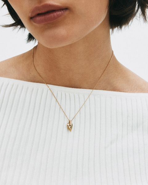 Amore Sparkle Necklace S For best friend Guld