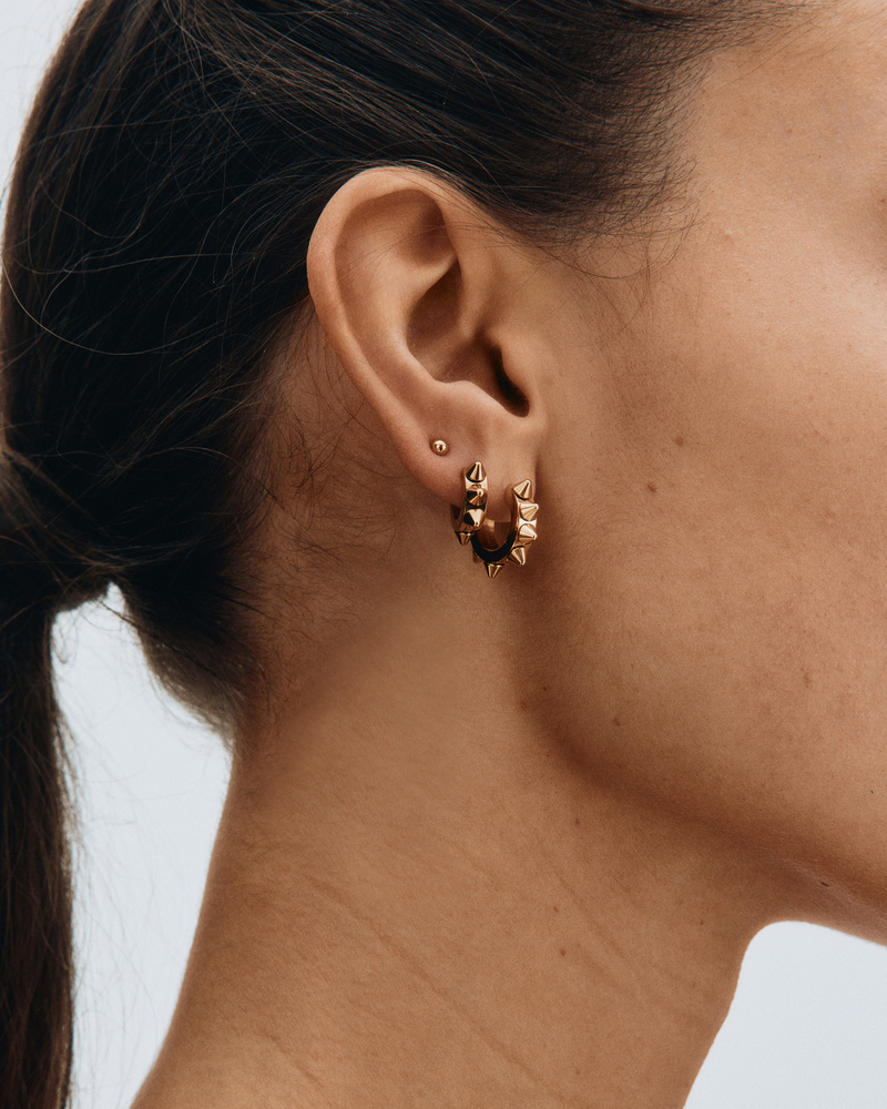 Peak Hoops Icon M Hoops Guld