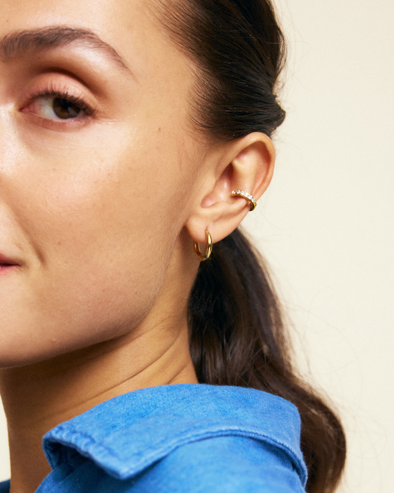 Glow Ear Cuff Ear Cuffs Gold