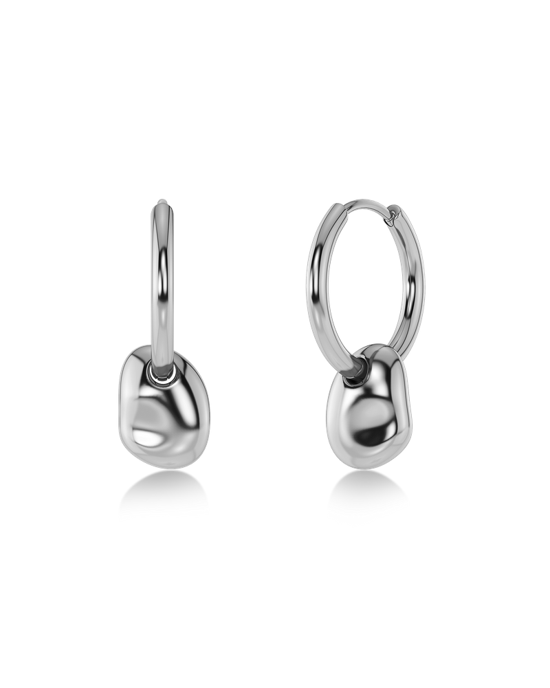 Leora Hoops Hoops Silver