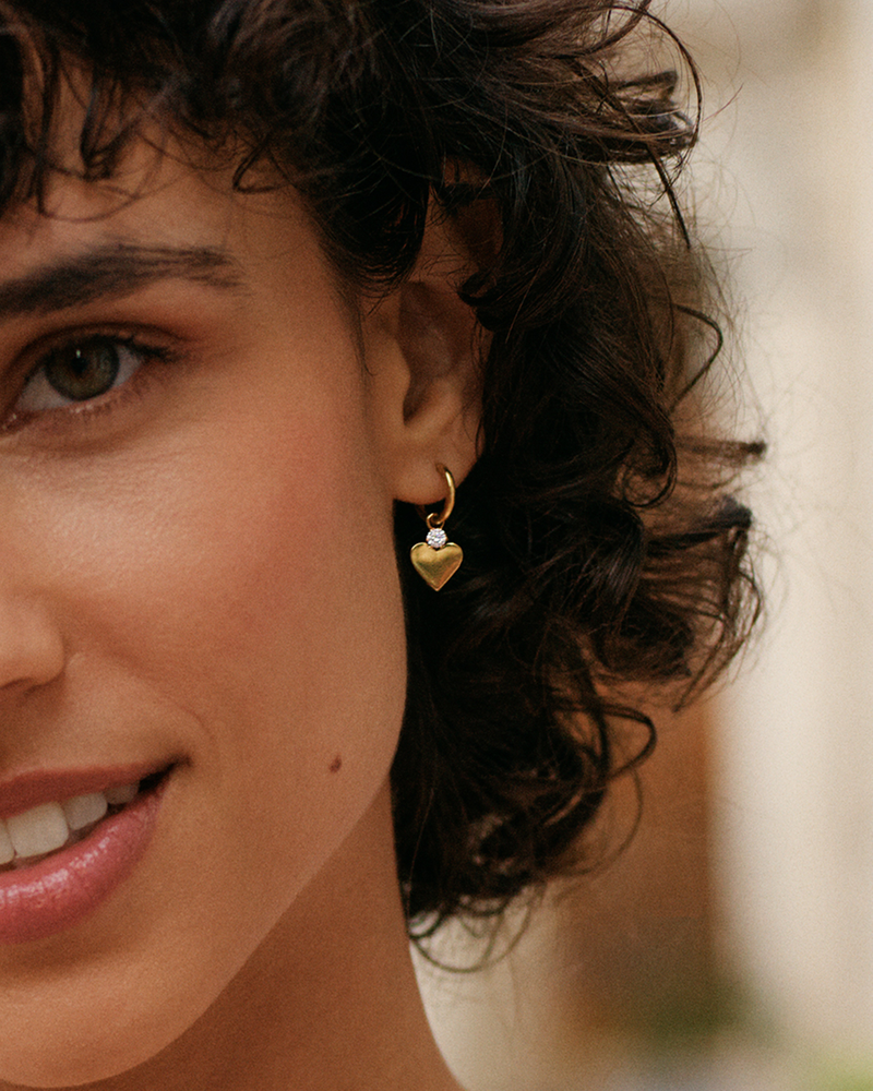 Love Spark Hoops Hoops Guld