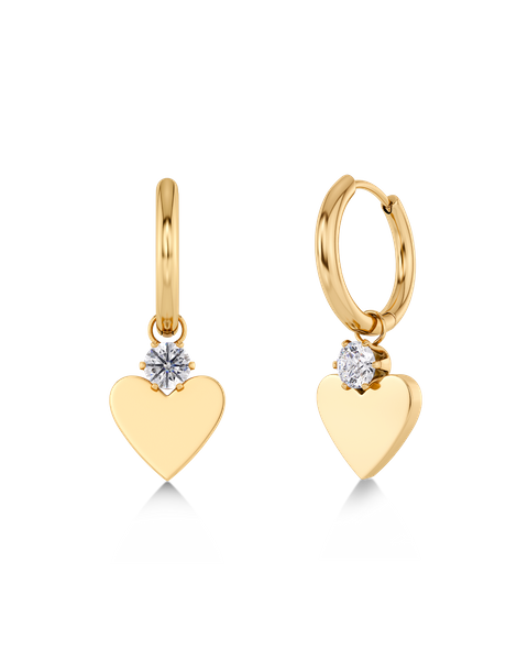 Love Spark Hoops Gold earrings Kulta
