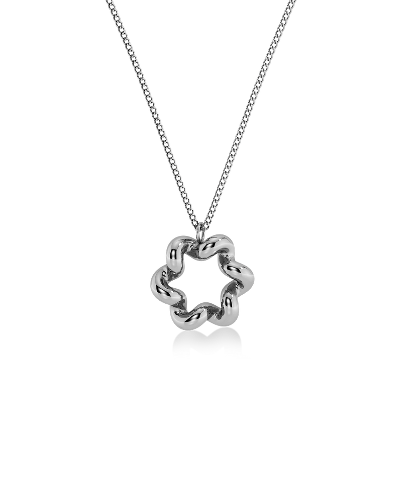 Spiral Necklace Hopeiset kaulakorut Hopea