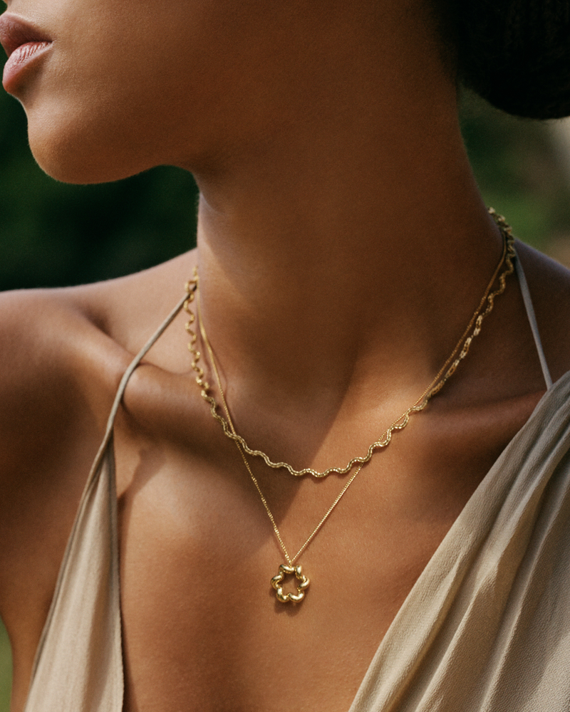 Spiral Necklace Guldhalsband Guld