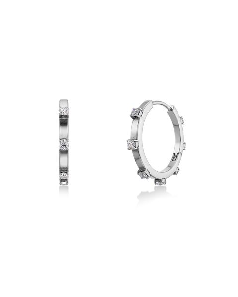 Celeste Hoops L Jewellery Hopea