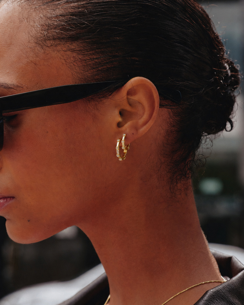 Celeste Hoops L Hoops Gold