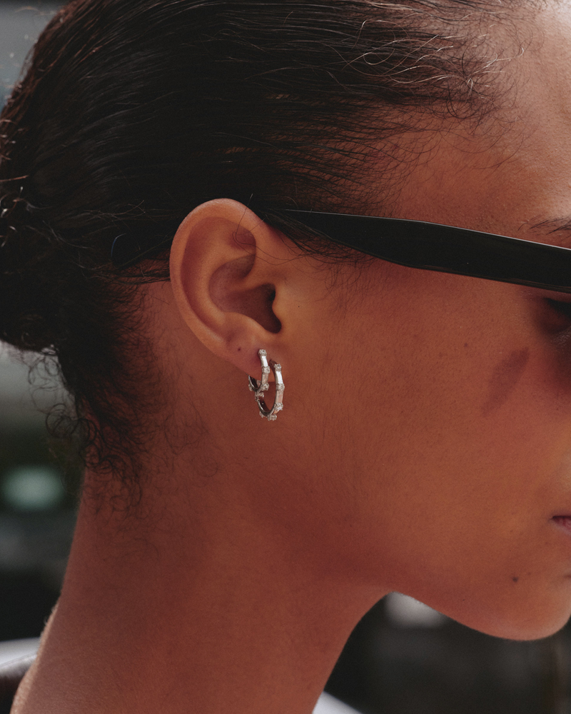 Celeste Hoops L Hoops Silver