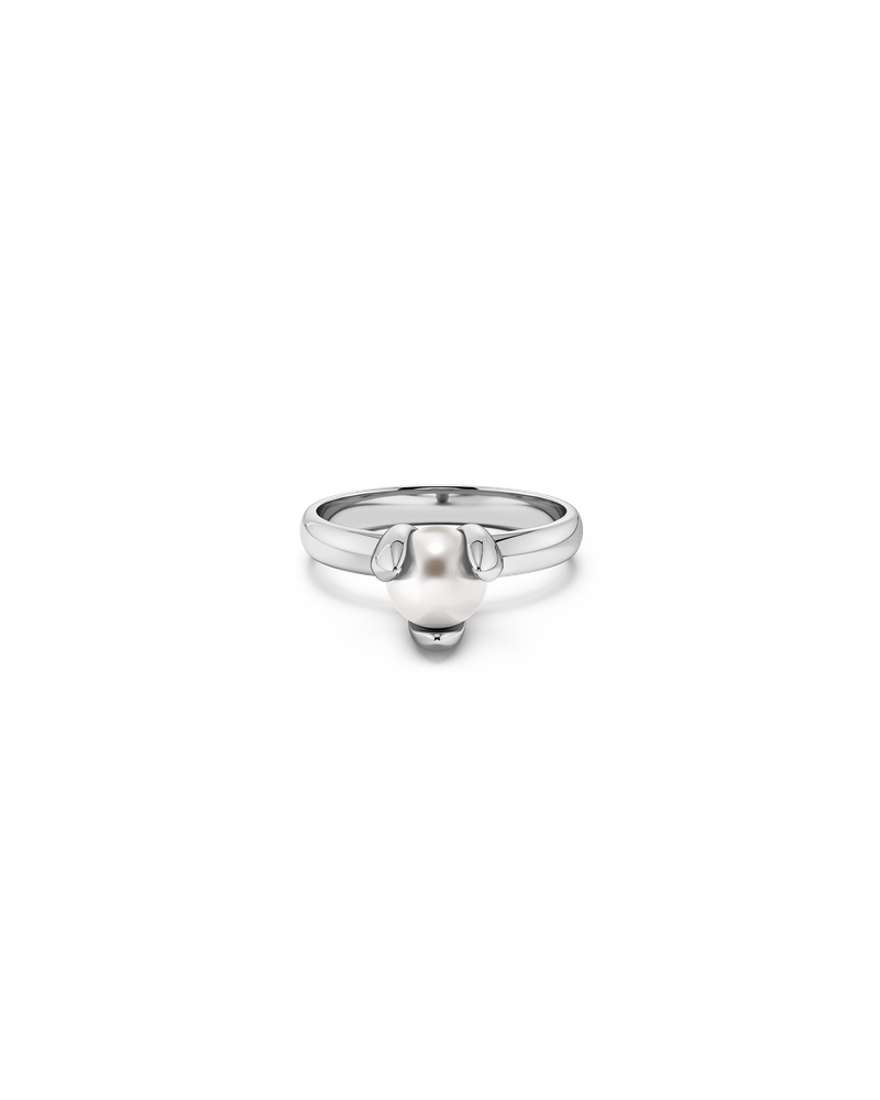 Moonrave Ring L Hopeiset sormukset Hopea
