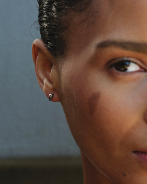 Peak Spike Studs ELLE favorites Silver