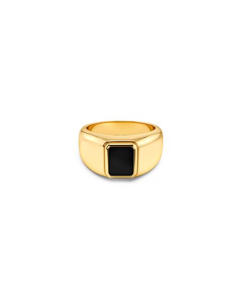 Phoenix Ring For him Guld/Svart