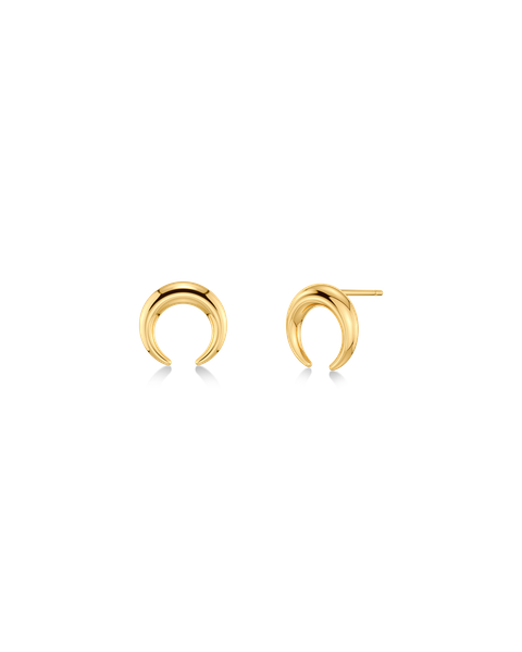 Wishbone Studs S Gold earrings Kulta