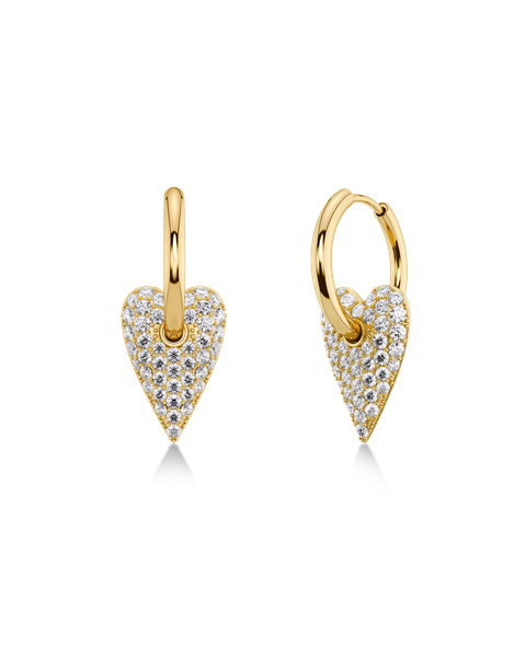 Amore Sparkle Hoops L For best friend Kulta