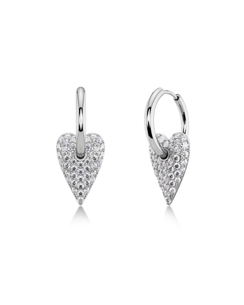 Amore Sparkle Hoops L For best friend Hopea
