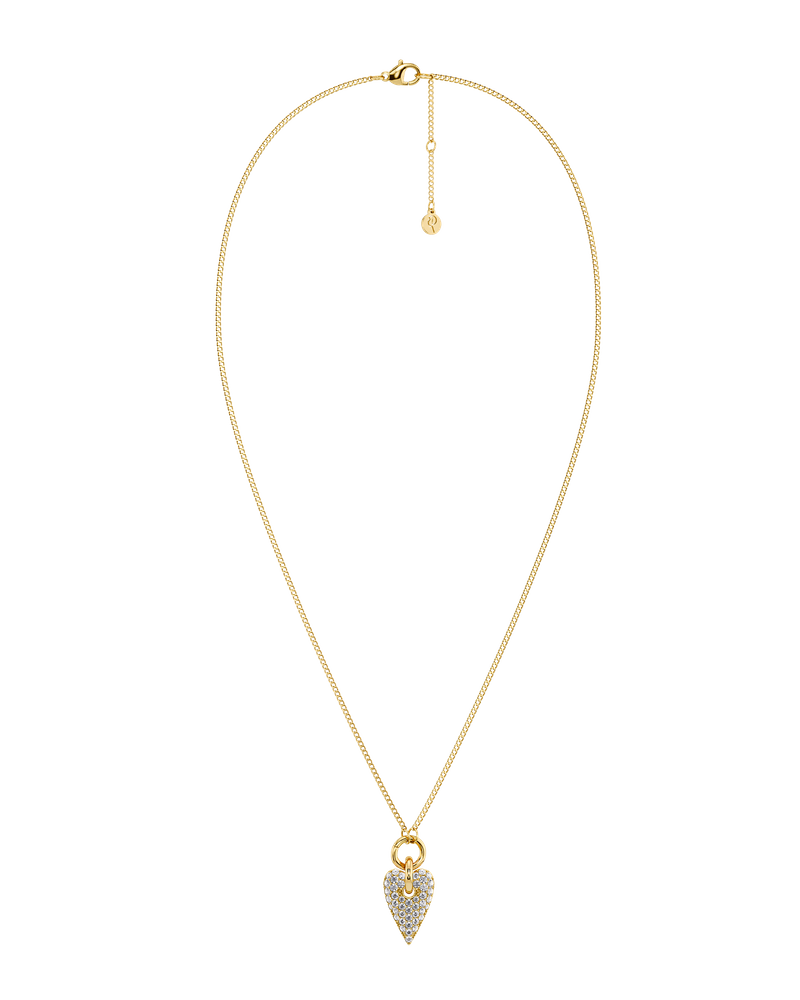 Amore Sparkle Necklace L Gold necklaces Gold