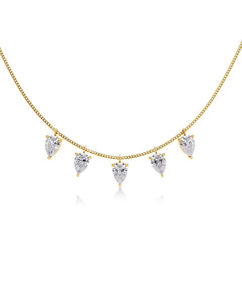 Arrow Necklace Multi Gold necklaces Kulta