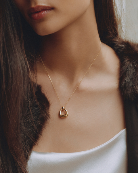 Lore Necklace S Gold necklaces Guld