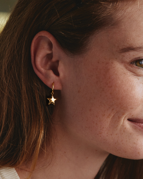 Astra Hoops For teenager Guld