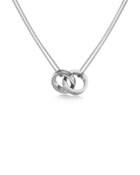 Nova Orbit Necklace For teenager Silver