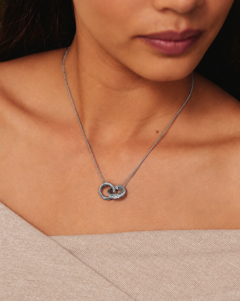 Nova Orbit Necklace Silver necklaces Silver