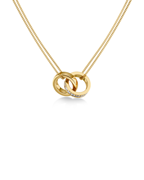Nova Orbit Necklace For teenager Guld