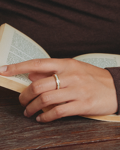 Nova Orbit Ring For teenager Guld