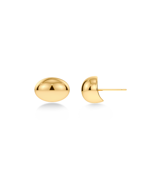 Obelle Studs L Gold earrings Guld