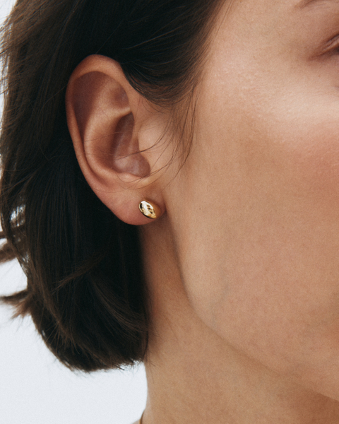 Obelle Studs S Gold earrings Guld