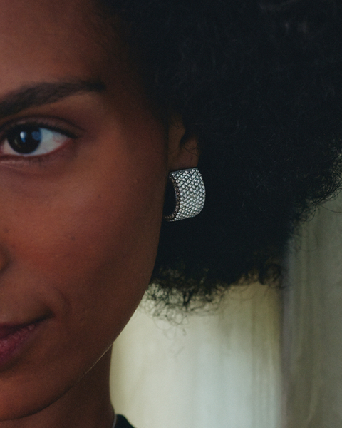 Prisma Studs Jewellery Silver