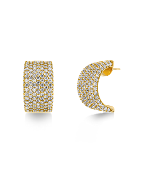 Prisma Studs Gold earrings Guld