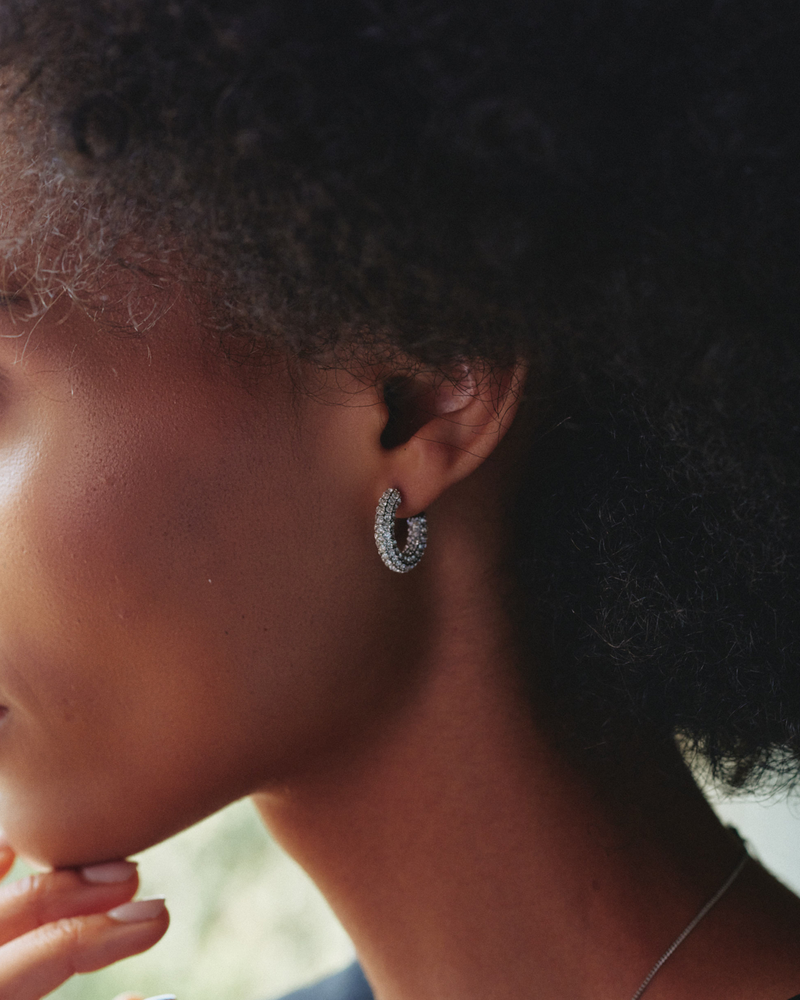 Prisma Hoops L Hoops Silver