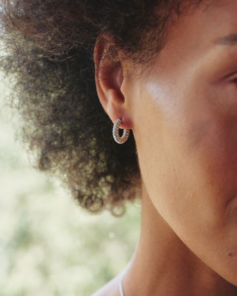 Prisma Hoops S Jewellery Silver