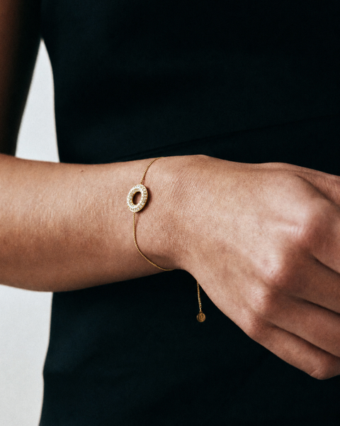 Prisma Bracelet S Gold bracelets Guld