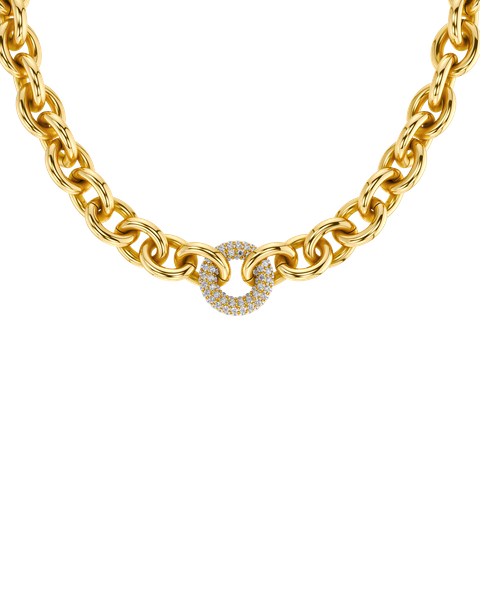 Prisma Necklace L Gold necklaces Guld